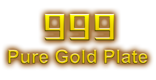 999 Pure Gold Plate