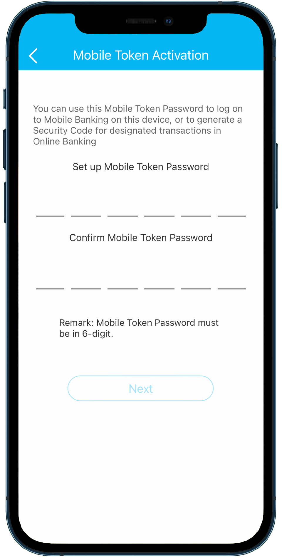 activate Mobile Token