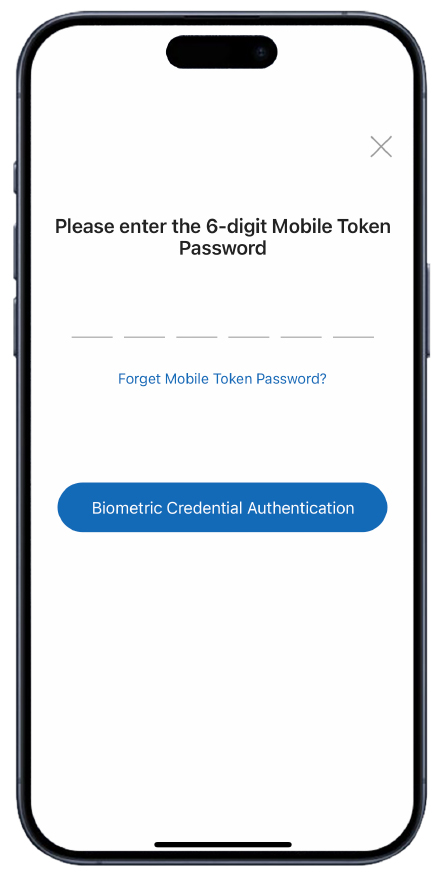 Mobile Token works on Mobile Banking