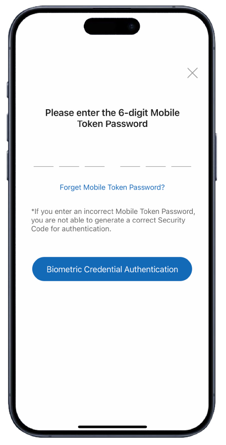 Mobile Token works on Mobile Banking