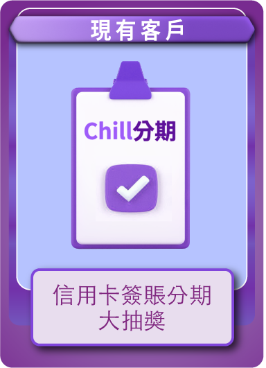 信用卡簽賬分期大抽獎
